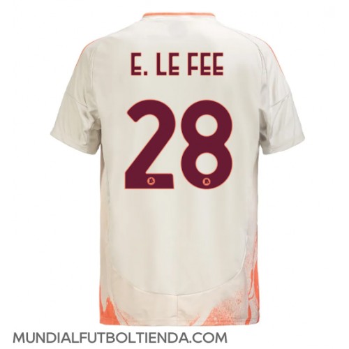 Camiseta AS Roma Enzo Le Fee #28 Segunda Equipación Replica 2024-25 mangas cortas